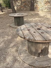Bobine cavi tavoli giardino