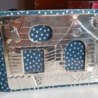 Album foto con cornice d'argento 