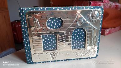 Album foto con cornice d'argento 