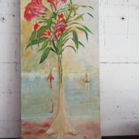 vari fiori dipinti su tela