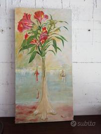 vari fiori dipinti su tela