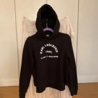 Felpa nera karl Lagerfeld