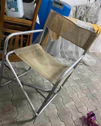 sedia in tela chiudibile