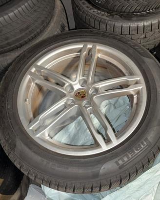 Set 4 Cerchi + Gomme Originali Porsche 235 55 R19