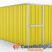 deposito attrezzi giardino 175x307cm 5,4mq giallo