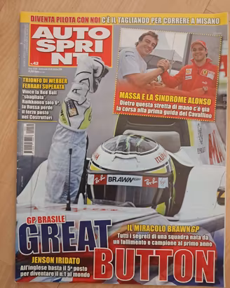 Jenson Butto Brawn GP Campioni del Mondo 2009