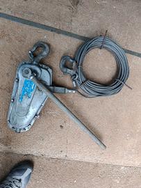 paranco argano tractel tirfor t7a