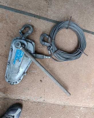 paranco argano tractel tirfor t7a