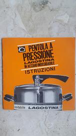 LAGOSTINA Pentola a pressione Istruzioni Manuale