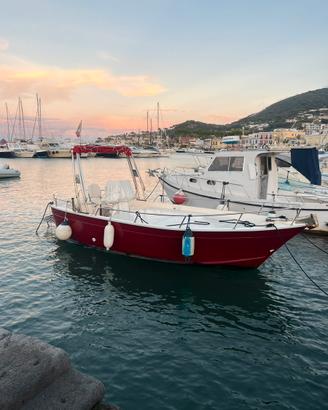 Barca Gozzo Mimi Scirocco vetroresina 7 metri