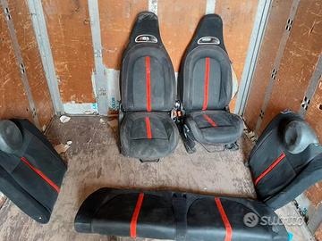 SEDILI ANTERIORI E POSTERIORI 500 ABARTH