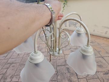 Lampadario in ferro