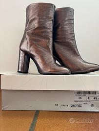 stivaletti colore bronzo