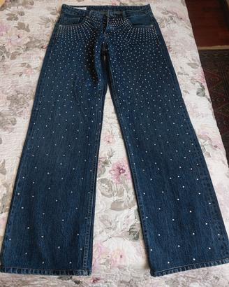 jeans Zara con strass