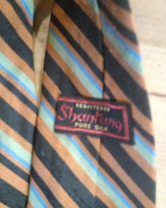 cravatta vintage shantung