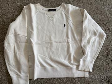 Felpa bianco panna Polo Ralph Lauren