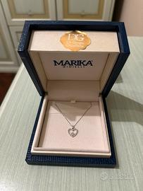 Collana oro bianco 18kt