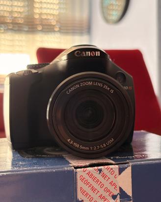 Fotocamera Canon PowerShot SX30IS + sec Batteria