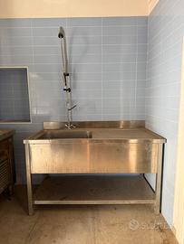 Lavabo da cucina 140 × 83 cm