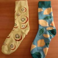 Calzini colorati a fantasia frutta 