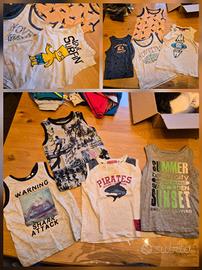 set canotte estive