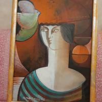 Quadro ad olio su tela di Vittorio Maria Di Carlo 