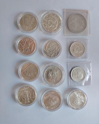 LOTTO MONETE IN ARGENTO