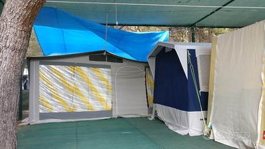 Roulotte con veranda e cucinino
