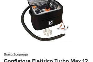 gonfiatore per gommoni bravo turbomax scoprega