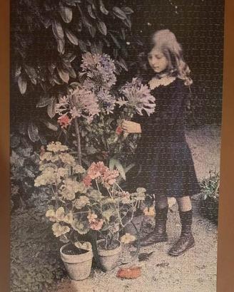 puzzle  foto tatiana romanov tra i fiori