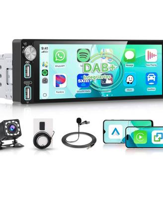 Autoradio radio dab android auto carplay