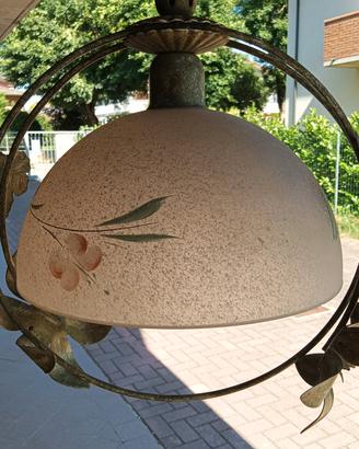 lampadario rustico 