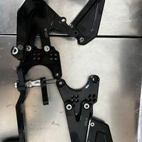 pedane racing, monoposto per yamaha r1/m 2015/19