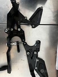 pedane racing, monoposto per yamaha r1/m 2015/19