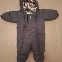 Piumino neonato unisex Benetton tg 56 cm