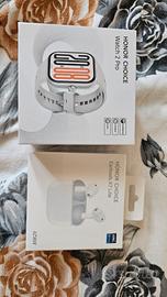 Honor Watch 2 Pro  e  earbuds X7 lite sigillati