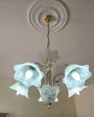 Set lampadario+2 applique