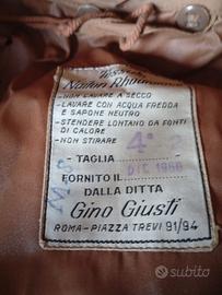 impermeabile per uniforme kaki anni 50-60