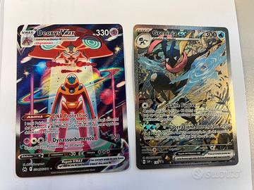 Carte Pokemon Greninja & Deoxys NM ita
