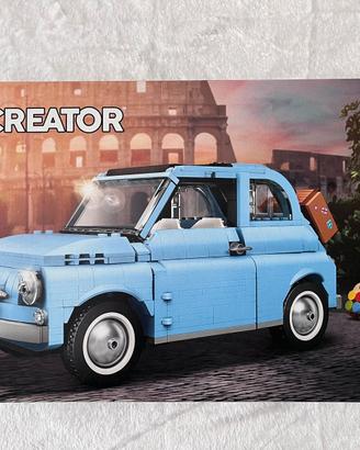 LEGO Fiat 500 azzurra