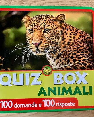 Gioco Quiz Box Animali - 100 Domande e Risposte