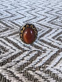 Anello 925 e corniola