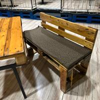 Tavolo e panche in europallet