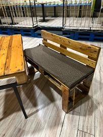 Tavolo e panche in europallet