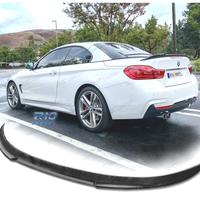 SPOILER ALETTONE BMW F33 F83 CABRIO LOOK M4 NEGRO 