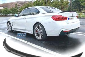 SPOILER ALETTONE BMW F33 F83 CABRIO LOOK M4 NEGRO 
