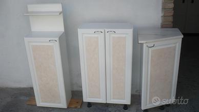 Mobiletti armadietti da bagno con specchio