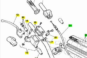 -Comando gas cmpl Aprilia Climber AP8118163
