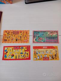 cartine vintage nestle motta anni 90 sorpresine