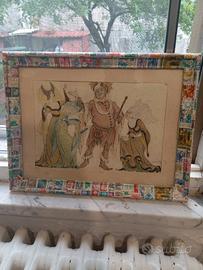 Quadro disegno su carta, 1936, Amelia Chiesa